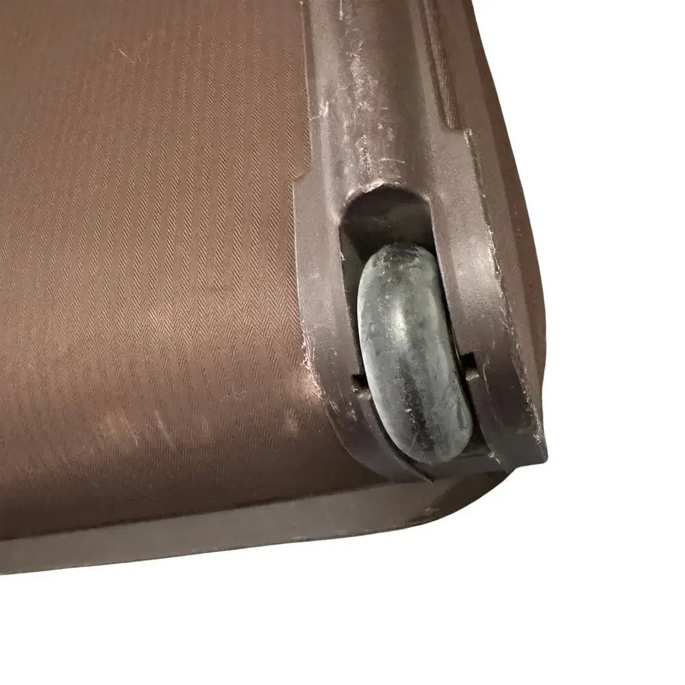 Hermes Vintage Suitcase Carry-On Acapulco Brown Rolling Bag Travel Luggage Rare
